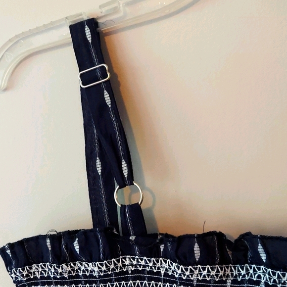 Forever 21 Smocked Stripped Tank Top with Straps - Picture 3 of 4